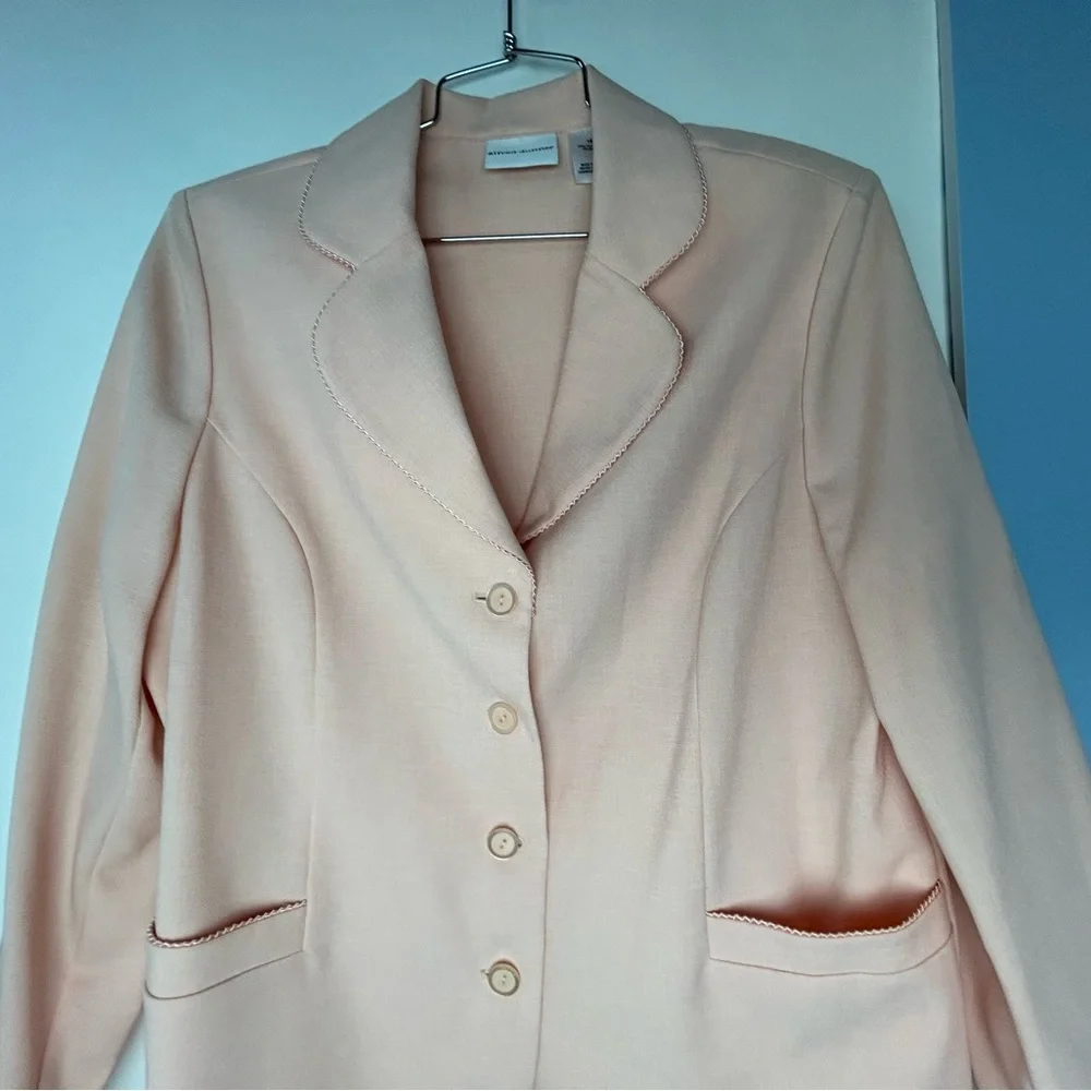 Alfred Dunner‎ Peach Pink Blazer 16